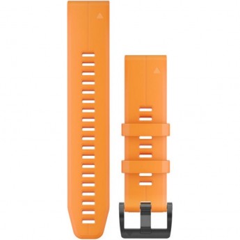 Ремешок GARMIN QUICKFIT BAND 22 MM SOLAR FLARE ORANGE SILICONE