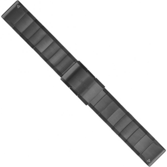 Ремешок сменный для GARMIN QUICKFIT 20MM, металлический (Тёмно-серый) 010-12496-06