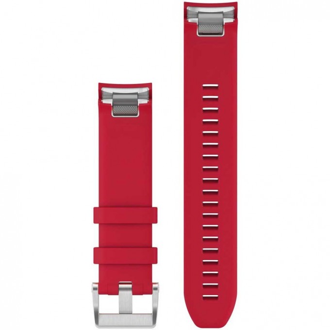Ремешок сменный для GARMIN QUICKFIT 20MM, силиконовый Red (Красный) 010-12496-03
