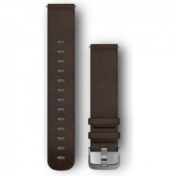 Ремешок сменный для GARMIN VIVOMOVE HR, DARK BROWN LEATHE