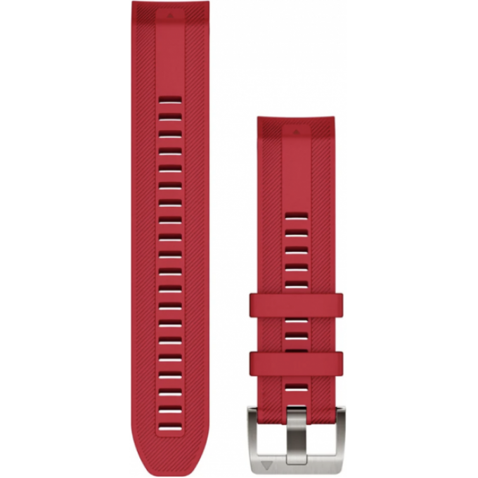 Ремешок сменный GARMIN QUICKFIT 22 PLASMA RED SILICONE STRAP MARQ ATHLET 11641