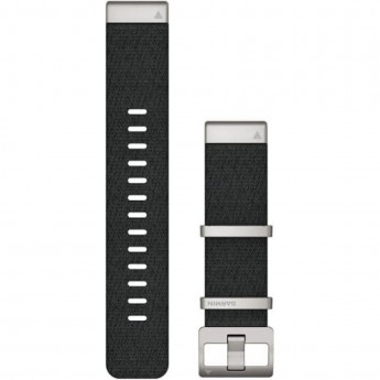 Ремешок сменный GARMIN QUICKFIT 22 WATCH STRAPS JACQUARD-WEAVE NYLON STRAP – BLACK