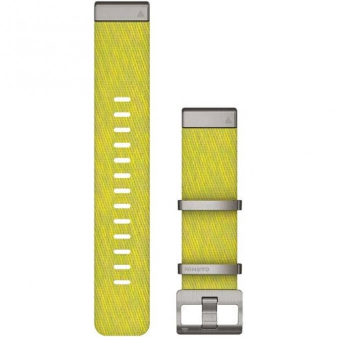 Ремешок сменный GARMIN QUICKFIT 22 WATCH STRAPS JACQUARD-WEAVE NYLON STRAP – YELLOW/GREEN 11210