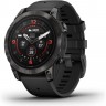 Смарт-часы GARMIN EPIX PRO (GEN 2) SAPPHIRE EDITION 47 мм, титановый, угольно-серый DLC, черный ремешок 010-02803-11