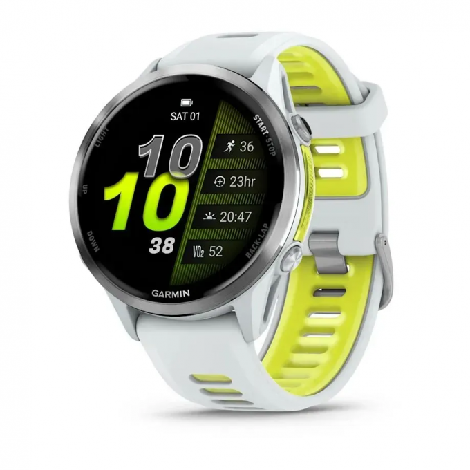 Смарт-часы GARMIN FORERUNNER 970 титан белый/ярко-желтый 010-02969-11 Смарт-часы GARMIN FORERUNNER 970 титан белый/ярко-желтый 010-02969-11