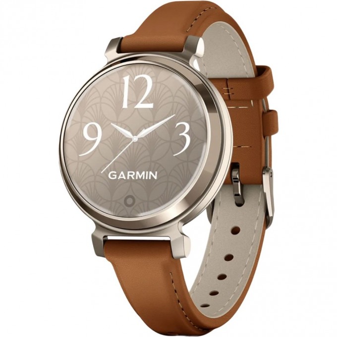 Смарт-часы GARMIN LILY 2 CLASSIC CREAM GOLD WITH TAN LEATHER BAND 010-02839-02 Смарт-часы GARMIN LILY 2 CLASSIC CREAM GOLD WITH TAN LEATHER BAND 010-02839-02