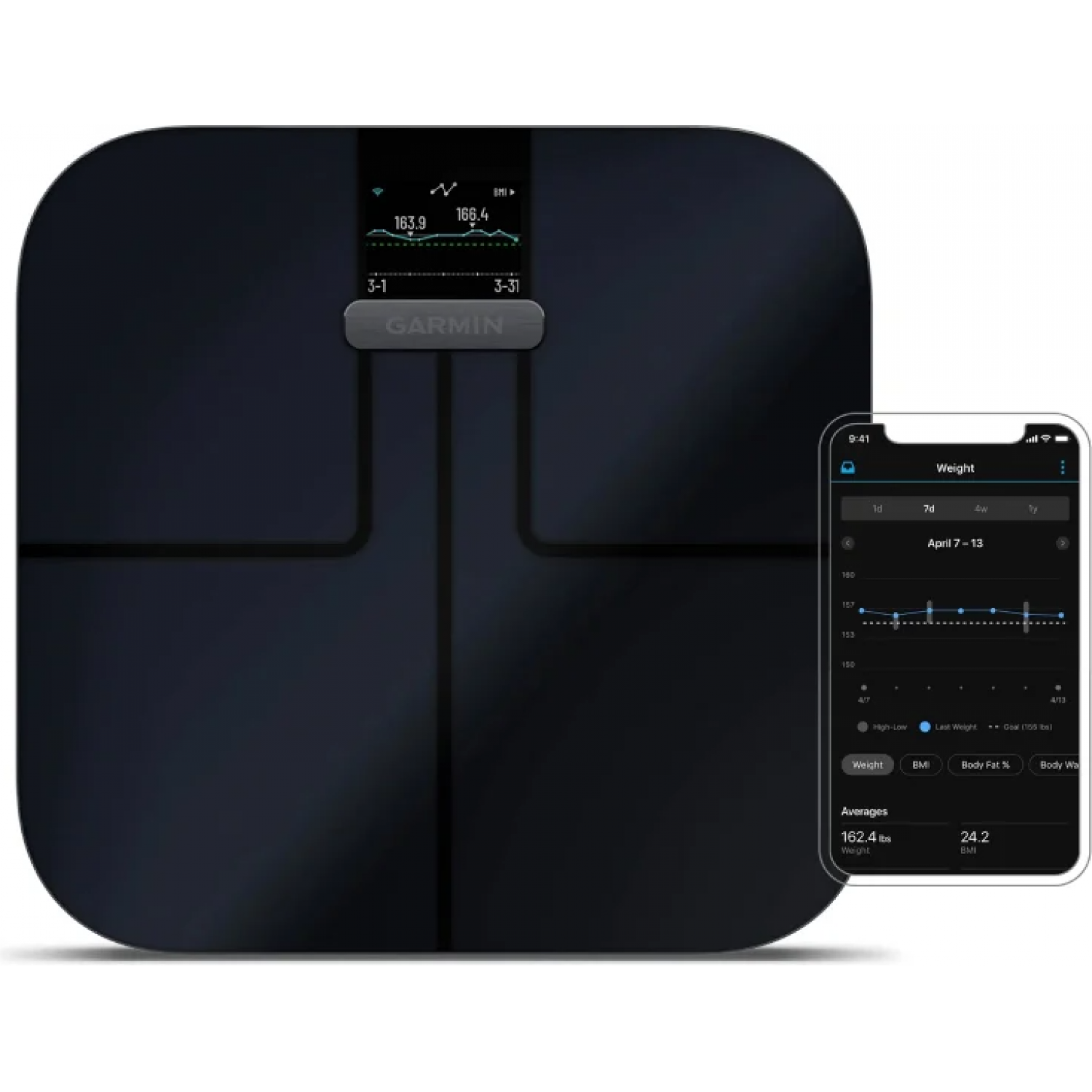 美品　GARMIN Index S2 Black smart-vesy-garmin-index-s2-