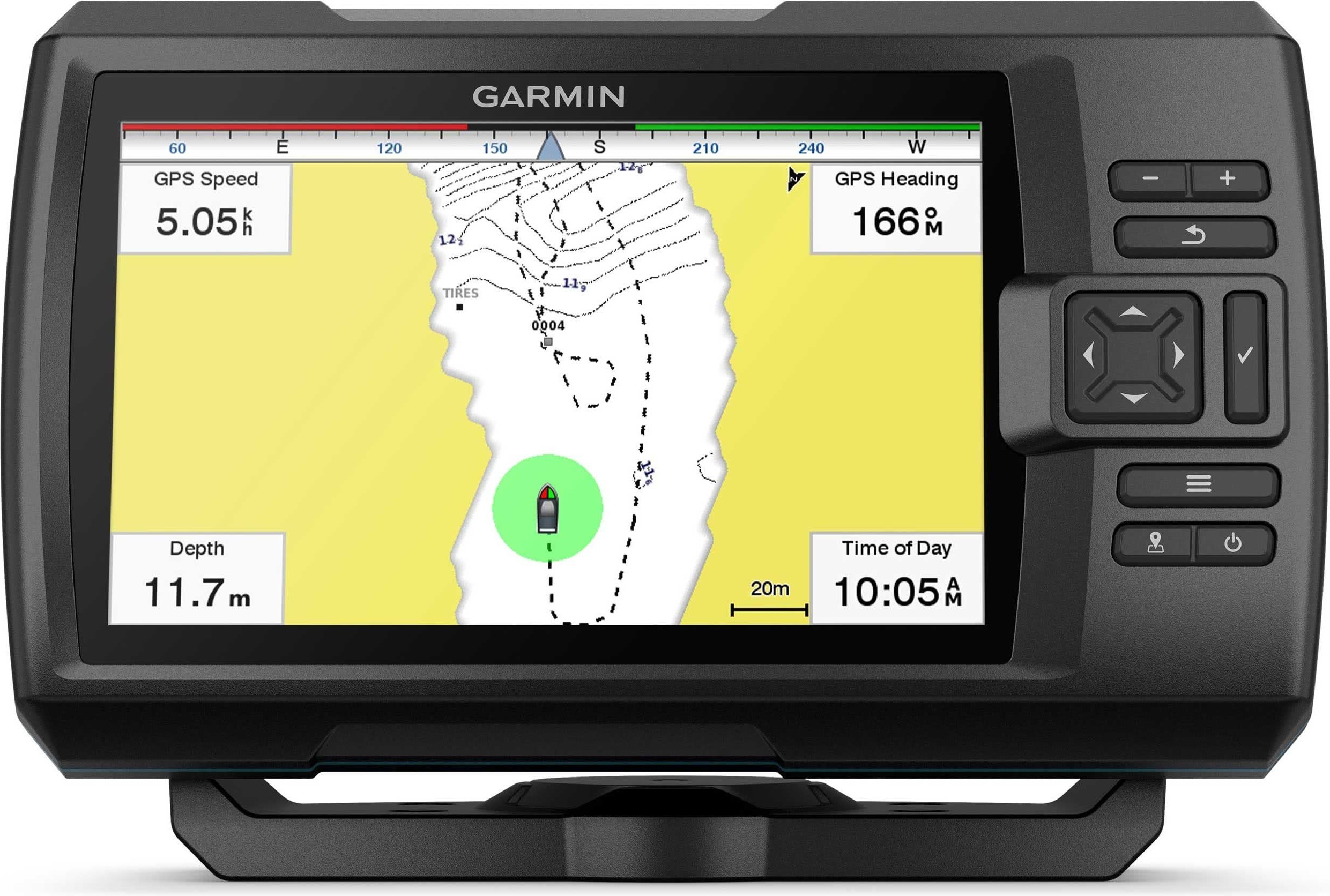 Обзор GARMIN STRIKER PLUS 7SV. Эхолот с 7-дюймовым дисплеем и GPS